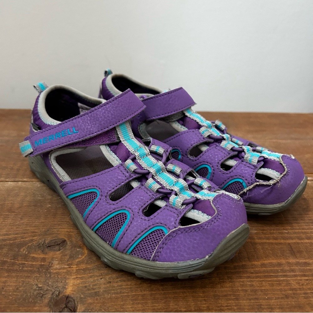 Merrell Kids Purple Blue  Outdoor Sandals Size 4